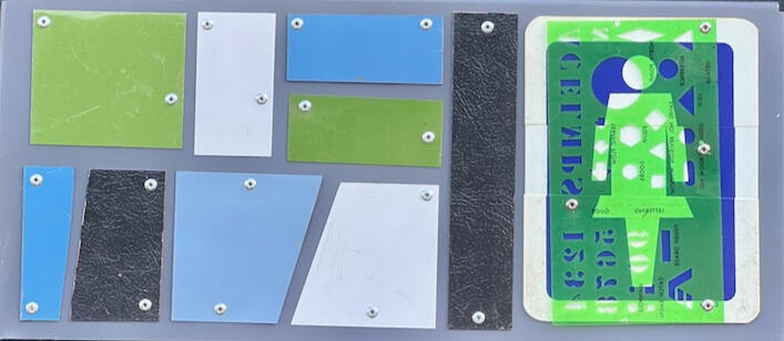 Tres Angeles 17" x 8" Set of 3 $900