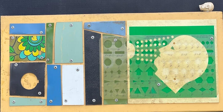 Floral 1st on Lemon 19" x 9" $275