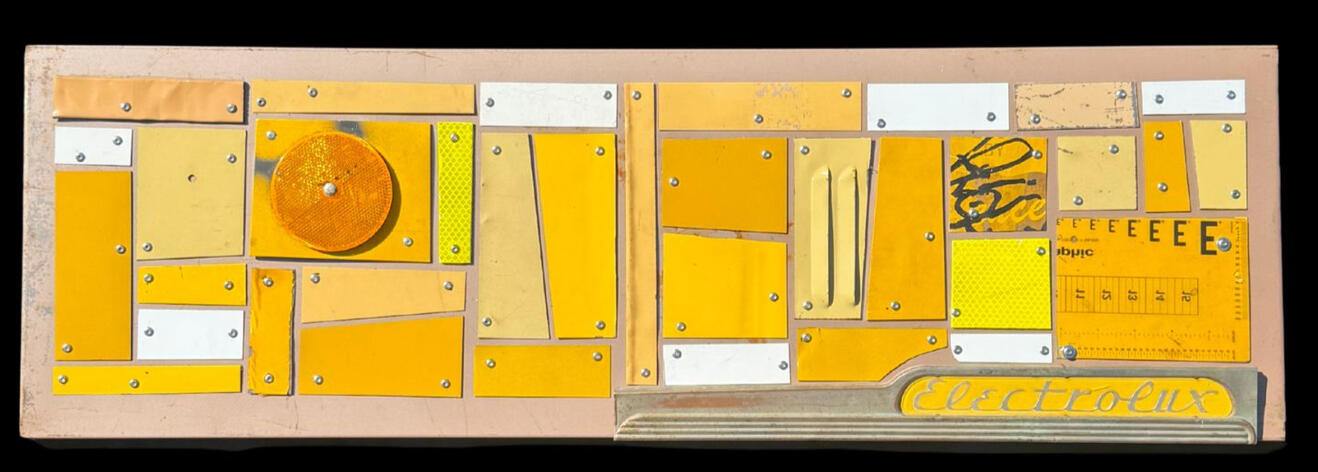 Lemon ElectroLux on Taupe 35" x 11" $600